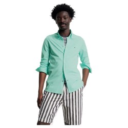риза,с,дълъг,ръкав,мъжки,ризи,tommy,hilfiger,1985,knitted,sf,long,sleeve,shirt,green,(light,jade,green)