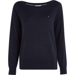 блуза,дамски,пуловери,дамски,плетени,дрехи,tommy,hilfiger,stitch,boa,sweater,blue