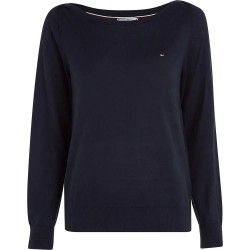 блуза,дамски,пуловери,дамски,плетени,дрехи,tommy,hilfiger,stitch,boa,sweater,blue,(desert,sky)