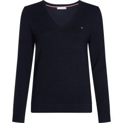 дамски,блузи,с,яка,tommy,hilfiger,stitch,v,n,short,sleeve,polo,blue