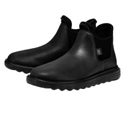 Hey dude Branson Craft Leather booties - Black (Black / Black) дамски,боти,hey,dude,branson,craft,leather,booties,black,(black,black)