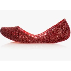 обувки,дамски,обувки,melissa,campana,papel,vii,ballet,pumps,orange,glitter,(orange)