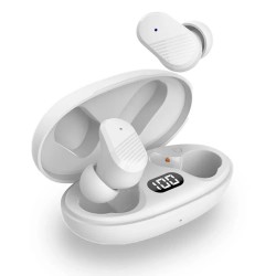 слушалки,слушалки,cool,dual,pod,feel,wireless,earphones,white,(clear)