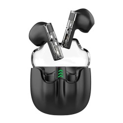 слушалки,слушалки,cool,dual,pod,vision,wireless,earphones,silver,(black)