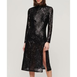 рокля,дамски,поли,и,рокли,superdry,long,sleeves,backless,sparkly,midi,dress,black,(black,angle,sequin)