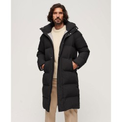 яке,мъжки,якета,superdry,longline,puffer,jacket,black