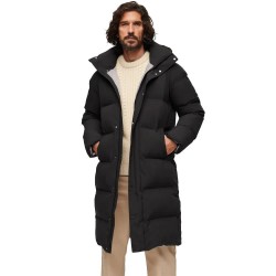 яке,мъжки,якета,superdry,longline,puffer,jacket,black,(black)