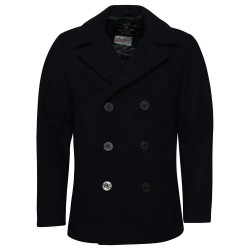 палто,мъжки,якета,superdry,merchant,wool,pea,coat,black