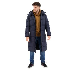 яке,мъжки,якета,superdry,rips,longline,puffer,jacket,eclipse,navy,grid,(grey)