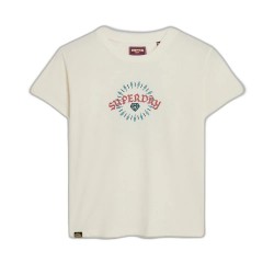 тениска,дамски,тениски,superdry,tattoo,rhinestone,fitted,short,sleeve,t,shirt,winter,white,(beige)