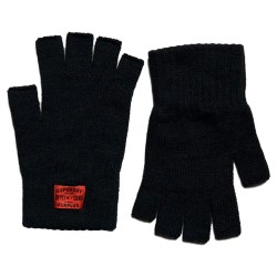 Ръкавици Superdry Workwear Knitted gloves - Black (Black) ръкавици,ръкавици,шапки,и,шалове,superdry,workwear,knitted,gloves,black,(black)