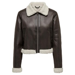 яке,дамски,якета,и,палта,only,betty,bonded,leather,jacket,brown