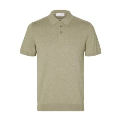 мъжки,блузи,с,яка,selected,berg,short,sleeve,polo,vetiver,detail,melange,(beige)