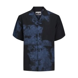 риза,с,къс,ръкав,мъжки,ризи,jack,&,jones,12261577,jeff,rotary,aop,resort,short,sleeve,shirt,blue,(black)