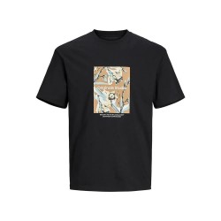 тениска,мъжки,тениски,jack,&,jones,12261596,sequoia,short,sleeve,t,shirt,black