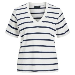 тениска,дамски,тениски,jack,&,jones,annie,reg,jjxx,short,sleeve,v,neck,t,shirt,vanilla,ice,stripes,navy,blazer,(multicolor)