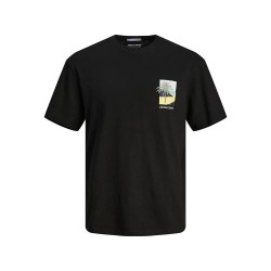 тениска,мъжки,тениски,jack,&,jones,aruba,chest,emb,short,sleeve,t,shirt,black