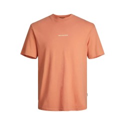 тениска,мъжки,тениски,jack,&,jones,aruba,landse,short,sleeve,t,shirt,orange,(canyon,sunset)