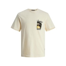 тениска,мъжки,тениски,jack,&,jones,aruba,photo,short,sleeve,t,shirt,buttercream,(beige)