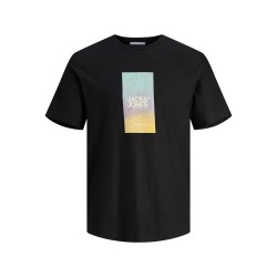 тениска,мъжки,тениски,jack,&,jones,aruba,sunset,branding,plus,size,short,sleeve,t,shirt,black,(black)
