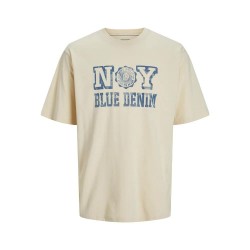 тениска,мъжки,тениски,jack,&,jones,blugavin,short,sleeve,t,shirt,beige,(summer,sand)