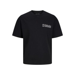 тениска,мъжки,тениски,jack,&,jones,bouquet,short,sleeve,t,shirt,black,(black)