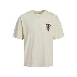 тениска,мъжки,тениски,jack,&,jones,cyberspace,plus,size,short,sleeve,t,shirt,buttercream,(beige)