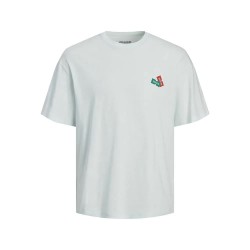 тениска,мъжки,тениски,jack,&,jones,decal,plus,size,short,sleeve,t,shirt,skylight,(white)