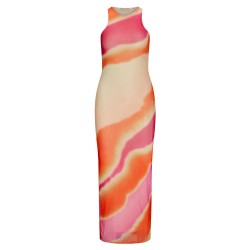 рокля,дамски,поли,и,рокли,jack,&,jones,elina,sl,slim,long,mesh,jjxx,sleveless,long,dress,multicolor