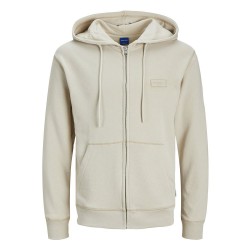 блуза,мъжки,пуловери,jack,&,jones,faded,full,zip,sweatshirt,beige