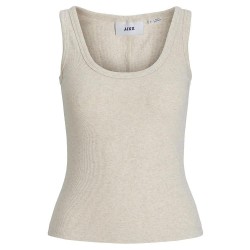 тениска,дамски,тениски,jack,&,jones,fera,jjxx,sleeveless,t,shirt,beige,(oatmeal,detail,melangé)
