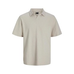 мъжки,блузи,с,яка,jack,&,jones,fred,split,short,sleeve,polo,moonbeam,(beige)