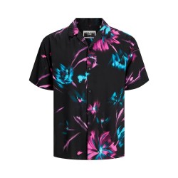 риза,с,къс,ръкав,мъжки,ризи,jack,&,jones,jeff,digital,aop,resort,short,sleeve,shirt,black,(multicolor)