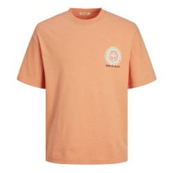 тениска,мъжки,тениски,jack,&,jones,kalbarri,back,esp,short,sleeve,t,shirt,orange,(canyon,sunset)