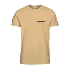 тениска,мъжки,тениски,jack,&,jones,marbella,2,short,sleeve,t,shirt,italian,straw,(beige)