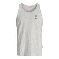 Тениска Jack & jones Marbella Marl sleeveless T-shirt - Grey (Cloud Dancer) тениска,мъжки,тениски,дамски,тениски,jack,&,jones,marbella,marl,sleeveless,t,shirt,grey,(cloud,dancer)