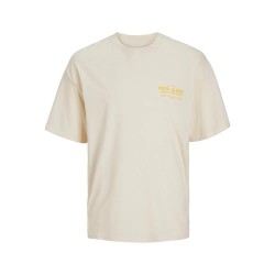 тениска,мъжки,тениски,jack,&,jones,mercado,short,sleeve,t,shirt,buttercream,(beige)