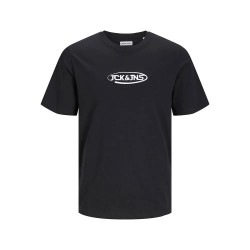 тениска,мъжки,тениски,jack,&,jones,oliver,short,sleeve,t,shirt,black,(blue)