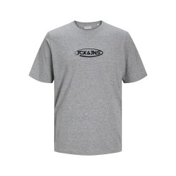 тениска,мъжки,тениски,jack,&,jones,oliver,short,sleeve,t,shirt,grey,(light,grey,melange)