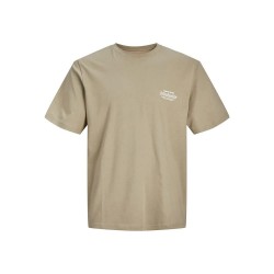 тениска,мъжки,тениски,jack,&,jones,sequoia,back,short,sleeve,t,shirt,italian,straw,(beige)