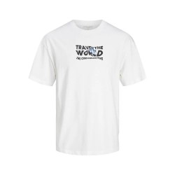 тениска,мъжки,тениски,jack,&,jones,splash,gc,short,sleeve,t,shirt,white,(white)