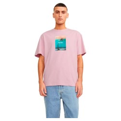 тениска,мъжки,тениски,jack,&,jones,vesterbro,picture,short,sleeve,t,shirt,pink,(pink,nectar)