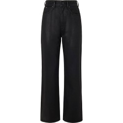 дамски,панталони,pepe,jeans,coated,straight,fit,jeans,black