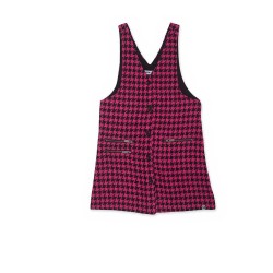 Tuc tuc Dark Romance sleeveless overall - Pink (Black) детски,облекла,за,момичета,tuc,tuc,dark,romance,sleeveless,overall,pink,(black)