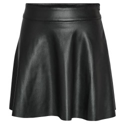 пола,дамски,поли,и,рокли,noisy,may,andy,flared,high,waist,short,skirt,black,(black)