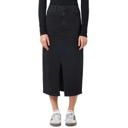 пола,дамски,поли,и,рокли,noisy,may,kath,slit,midi,vi478bl,denim,skirt,black,(black,denim)