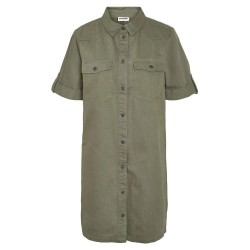 рокля,дамски,поли,и,рокли,noisy,may,new,signe,short,sleeve,dress,green,(kalamata)