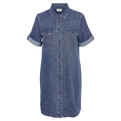 рокля,дамски,поли,и,рокли,noisy,may,new,signe,wg002mb,short,sleeve,dress,medium,blue,denim,(blue)