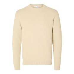 блуза,мъжки,пуловери,selected,dane,sweater,oatmeal,(beige)