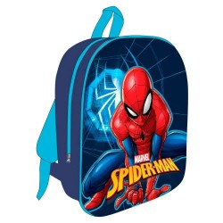 раница,раници,marvel,lights,spiderman,3d,backpack,blue,(multicolor)